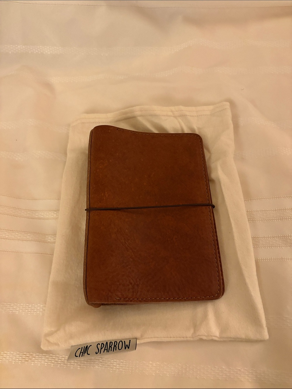 Premium Brown Leather Card & Key Holder Wallet